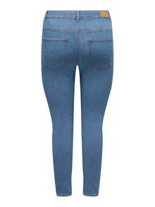 ONLY Jeans Skinny Fit Taille haute -Light Blue Denim - 15277231