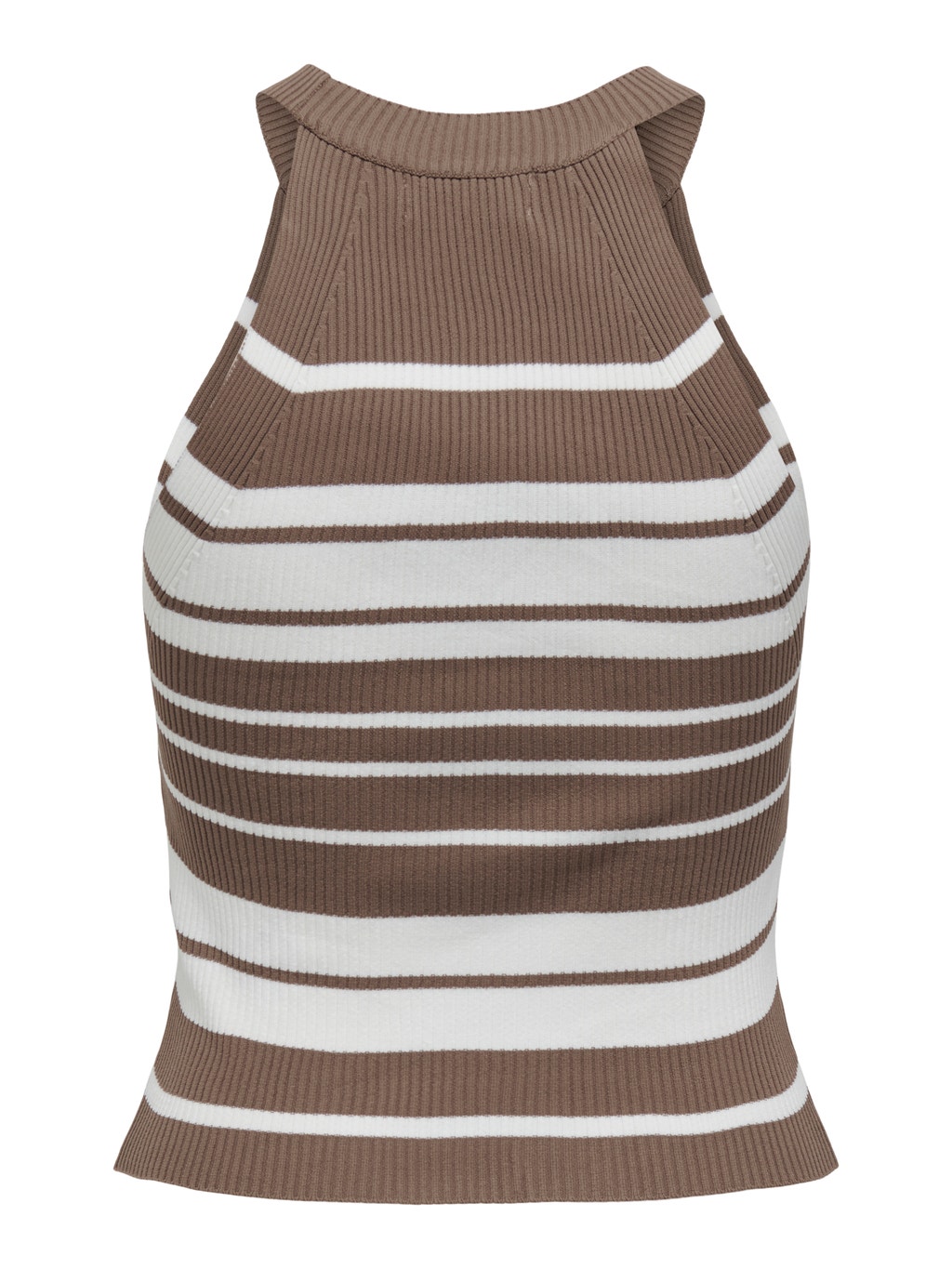 knitted halterneck top