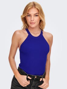 ONLY Halterneck Knitted Top -Surf the Web - 15277548