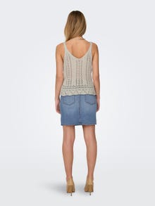 ONLY Knitted Top -Pumice Stone - 15277573