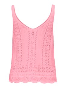 ONLY Sin mangas Top de punto -Candy Pink - 15277573