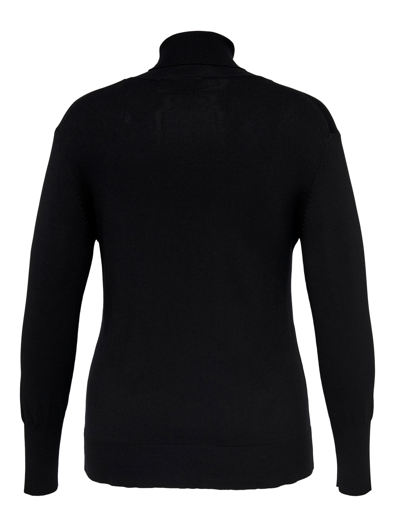 ONLY Tight fit Col Curve Hoge manchetten Pullover -Black - 15277680