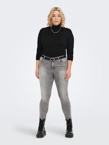 ONLY Curvy Rollneck Knitted Pullover -Black - 15277680