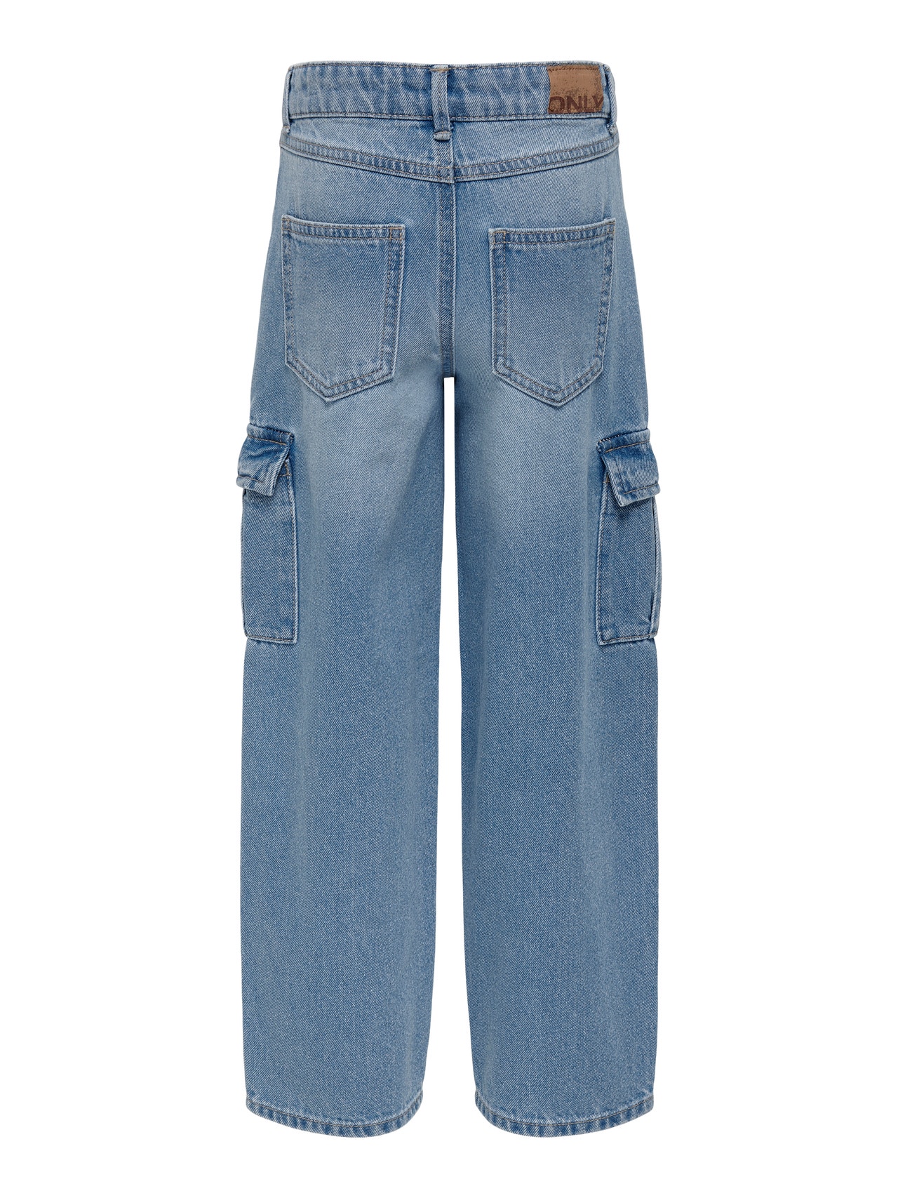 ONLY Wide Leg Fit Jeans -Light Blue Denim - 15277752