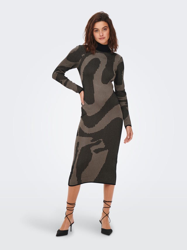 ONLY Midi patterned dress - 15277759