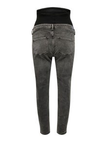 ONLY Straight Fit High waist Jeans -Dark Grey Denim - 15277765