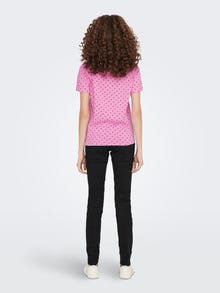 ONLY Dotted T-shirt -Cyclamen - 15277912