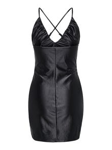 ONLY Satin Sleeveless dress -Black - 15277996