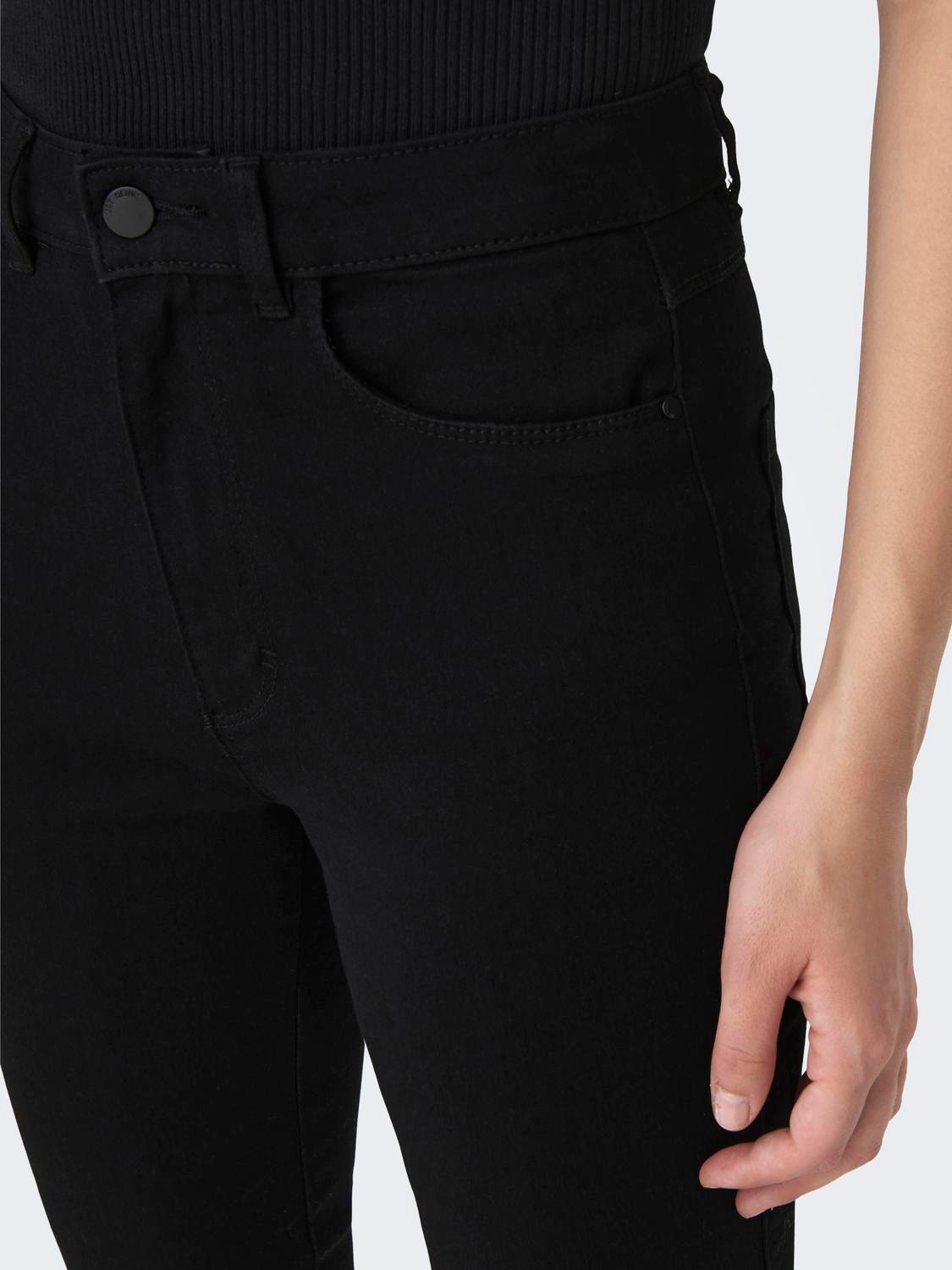 ONLY Skinny Fit Jeans -Black Denim - 15278030