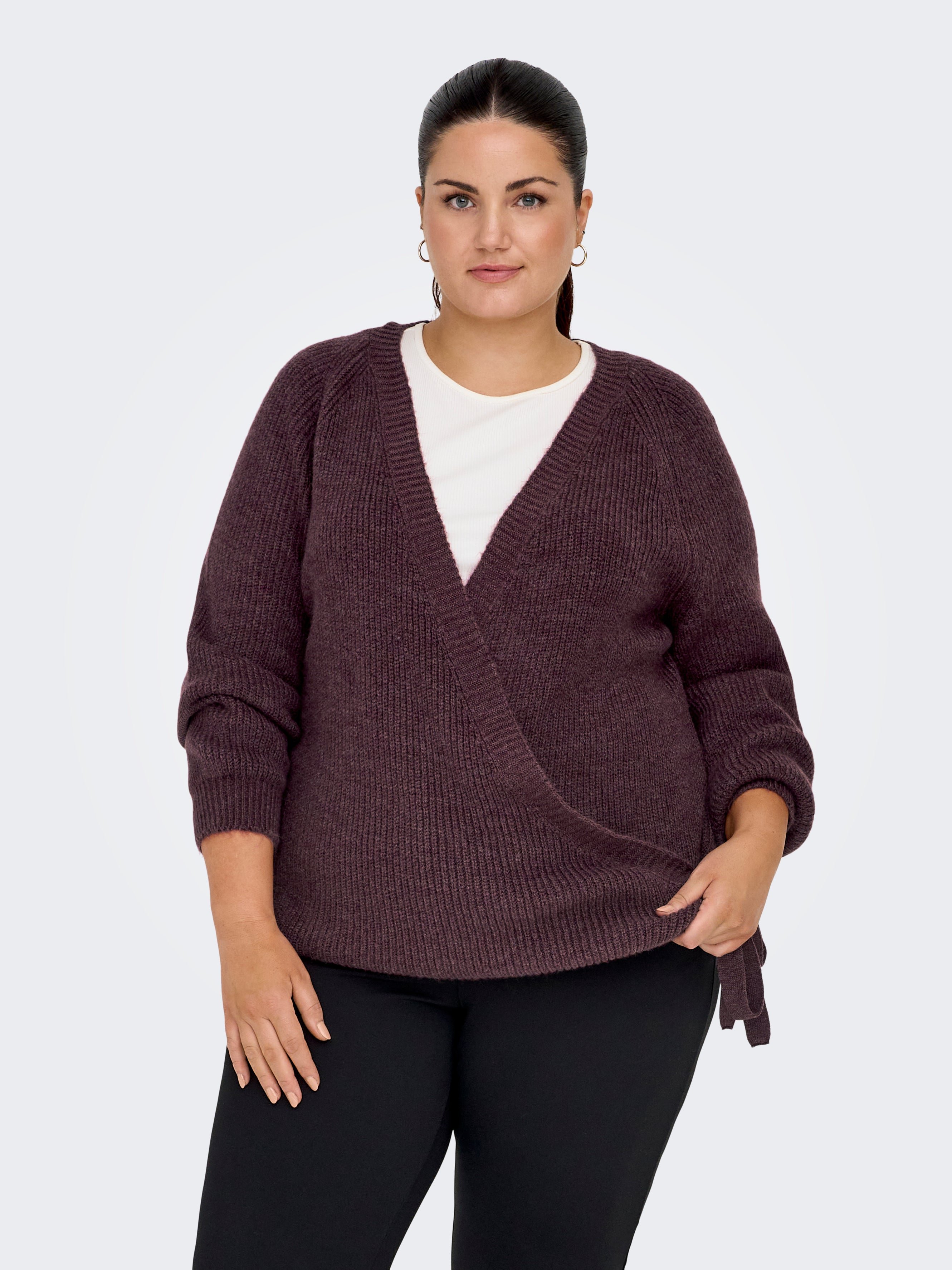 CARJADEI Strickjacke | Dunkelrosa | ONLY®