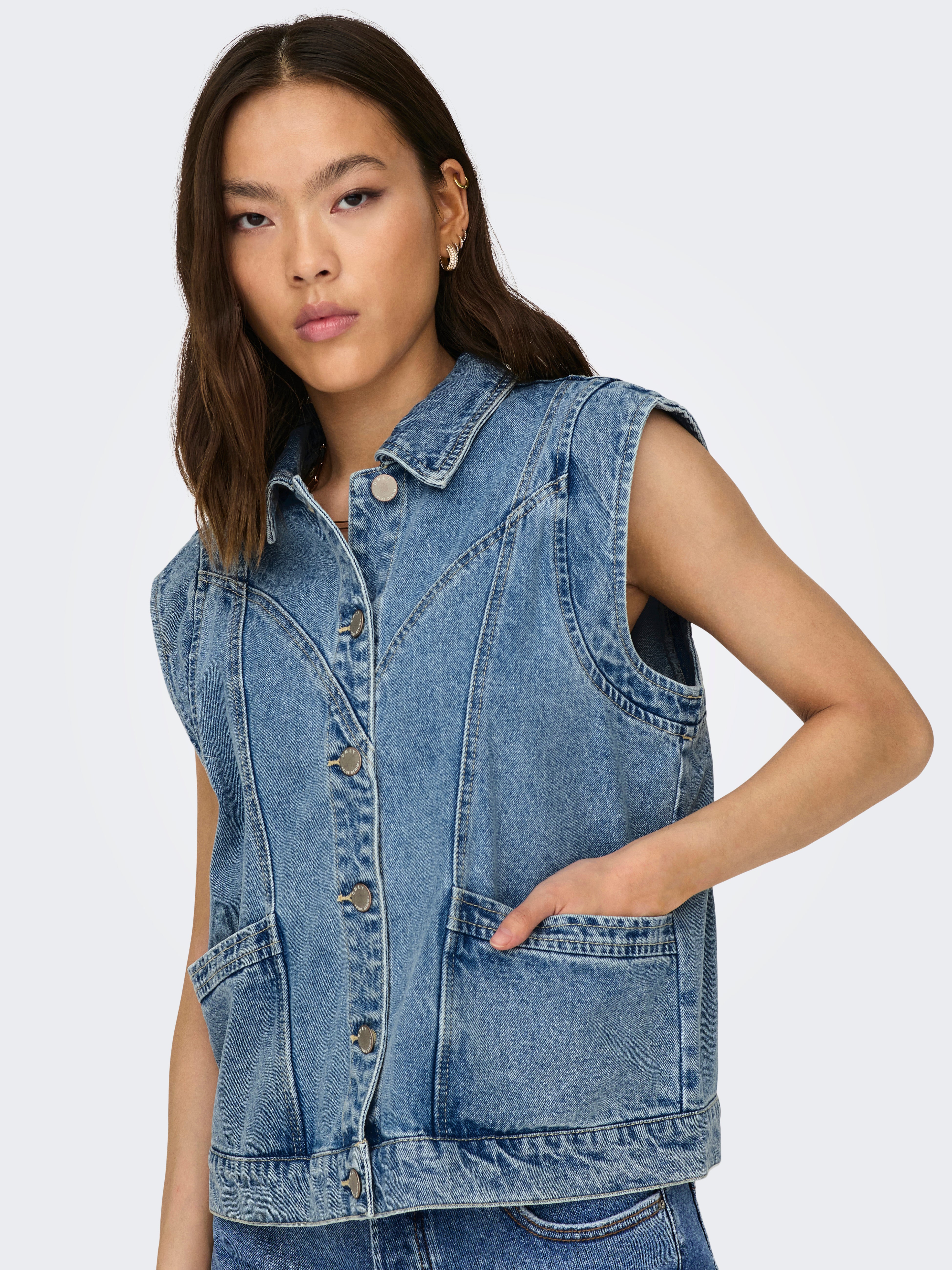 ONLKENNEDY Jeansweste | Mittelblau | ONLY®