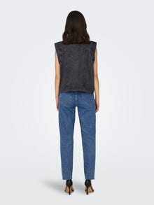 ONLY ONLKENNEDY Denimvest -Washed Black - 15278041
