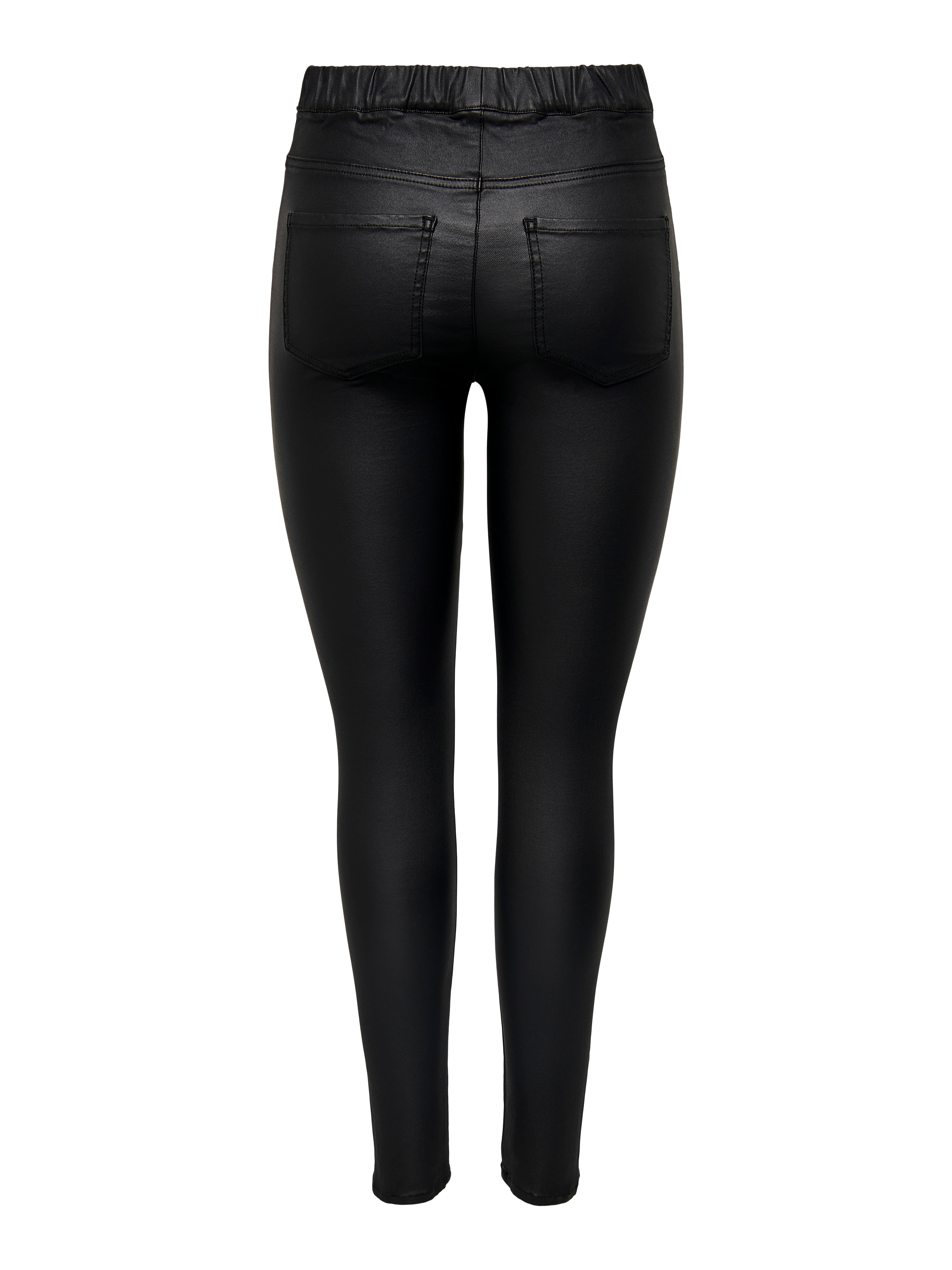 Black top jegging trousers