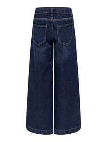 ONLY KONComet ancho Jeans de campana -Dark Blue Denim - 15278241
