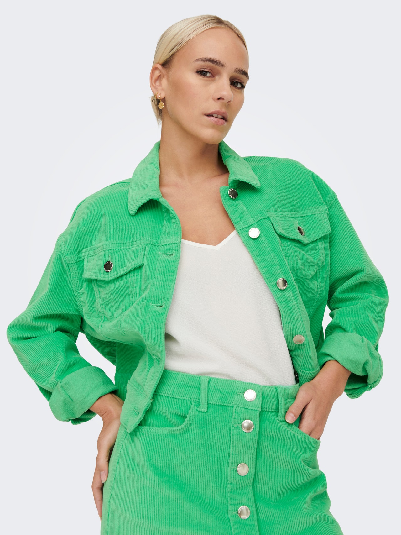 ONLY Spread collar Jacket -Spring Bud - 15278272