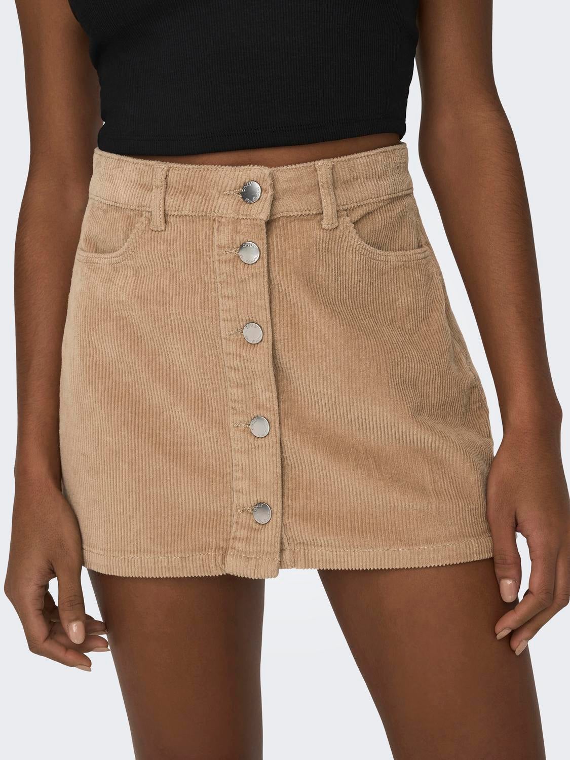 Light brown corduroy clearance skirt