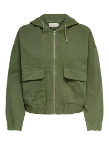 ONLY Hood with string regulation Jacket -Aloe - 15278281