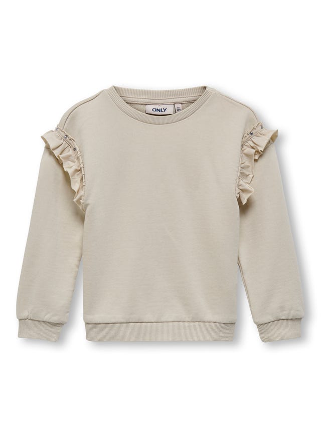 ONLY Mini sweatshirt med flæsedetalje - 15278303