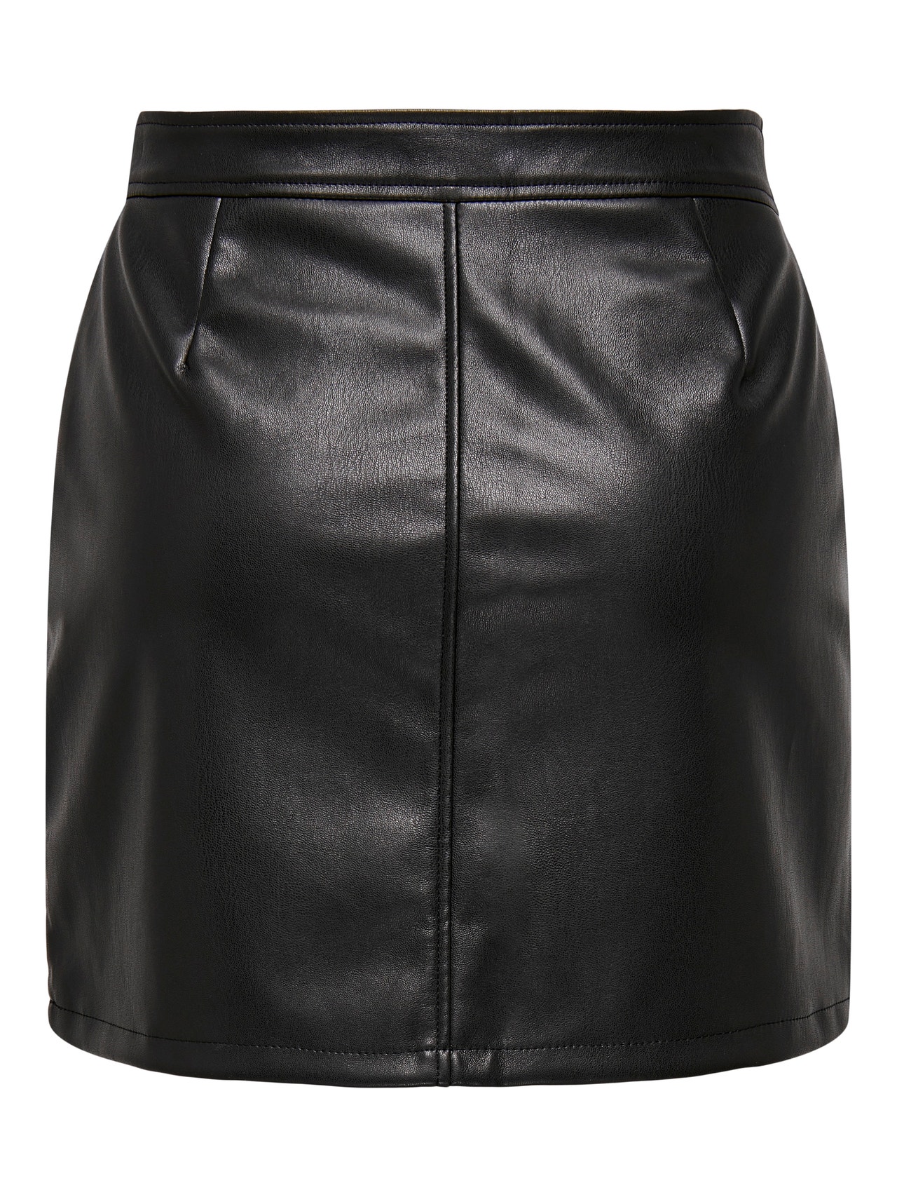 ONLY High waist Short skirt -Black - 15278309