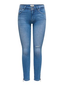 ONLY Jeans Skinny Fit Taille moyenne -Light Medium Blue Denim - 15278378