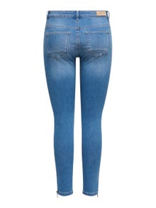 ONLY Jeans Skinny Fit Taille moyenne -Light Medium Blue Denim - 15278378