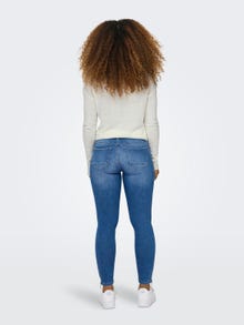 ONLY Jeans Skinny Fit Taille moyenne -Light Medium Blue Denim - 15278378