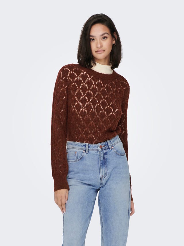 ONLY Round Neck Pullover - 15278537
