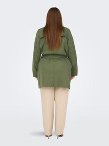 ONLY Reverse Curve Coat -Ivy Green - 15278641