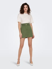 ONLY High waist Korte rok -Four Leaf Clover - 15278697