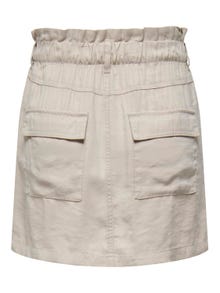 ONLY High waist Short skirt -Pumice Stone - 15278697