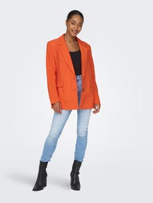 ONLY Blazers Loose Fit Revers à encoche -Flame - 15278698