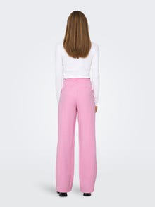 ONLY Straight fit High waist Broeken -Begonia Pink - 15278699
