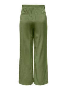 ONLY Straight Fit High waist Trousers -Capulet Olive - 15278699