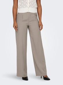 ONLY High waisted Pants -Pure Cashmere - 15278699