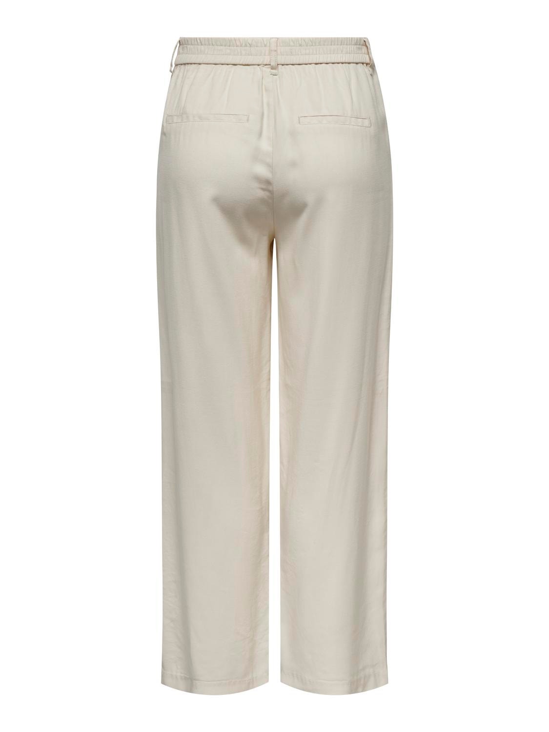 ONLY High waisted Straight Pants -Birch - 15278699
