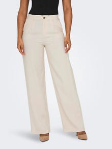 ONLY Straight Fit High waist Trousers -Birch - 15278699