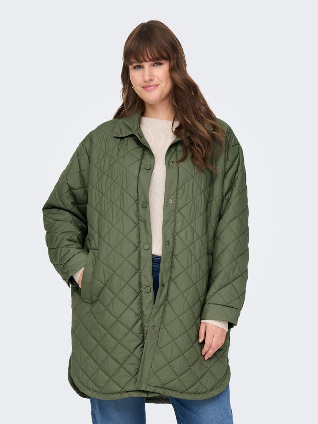 ONLY CUrvy Quilted Shacket - 15278709