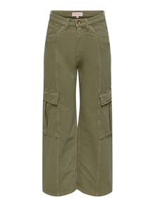 ONLY Wide Leg Fit Trousers -Aloe - 15278721