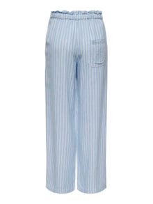 ONLY Wide Leg Fit Trousers -Blissful Blue - 15278730