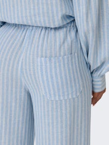 ONLY Krój wide leg Spodnie -Blissful Blue - 15278730