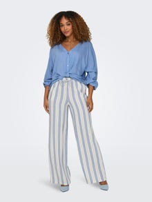 ONLY Wide Leg Fit Trousers -English Manor - 15278730