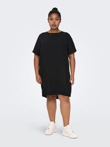 ONLY Curvy Solid colored dress -Black - 15278772