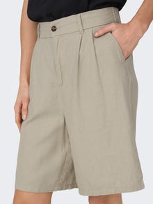 ONLY Shorts Corte loose -Oxford Tan - 15278792