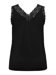 ONLY Curvy sleeveless top -Black - 15278812