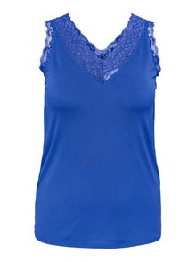 ONLY Curvy sleeveless top -Victoria Blue - 15278812