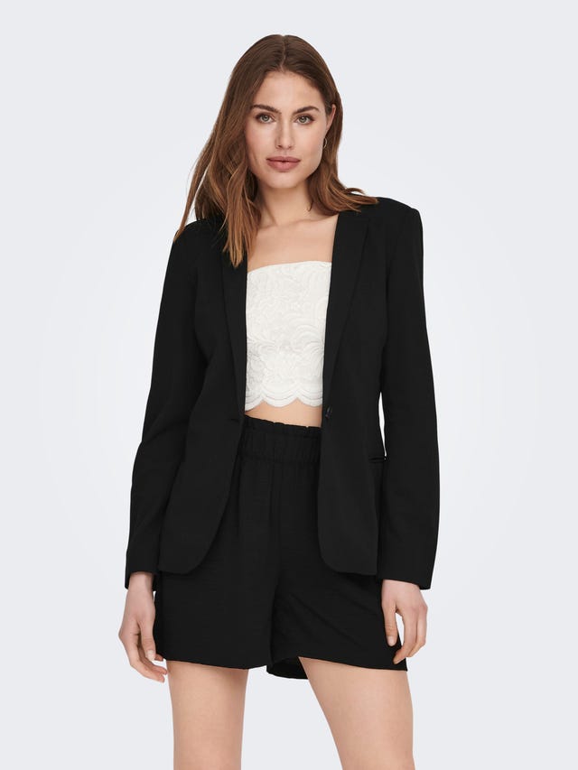 ONLY Slim Fit Fallendes Revers Blazer - 15278850