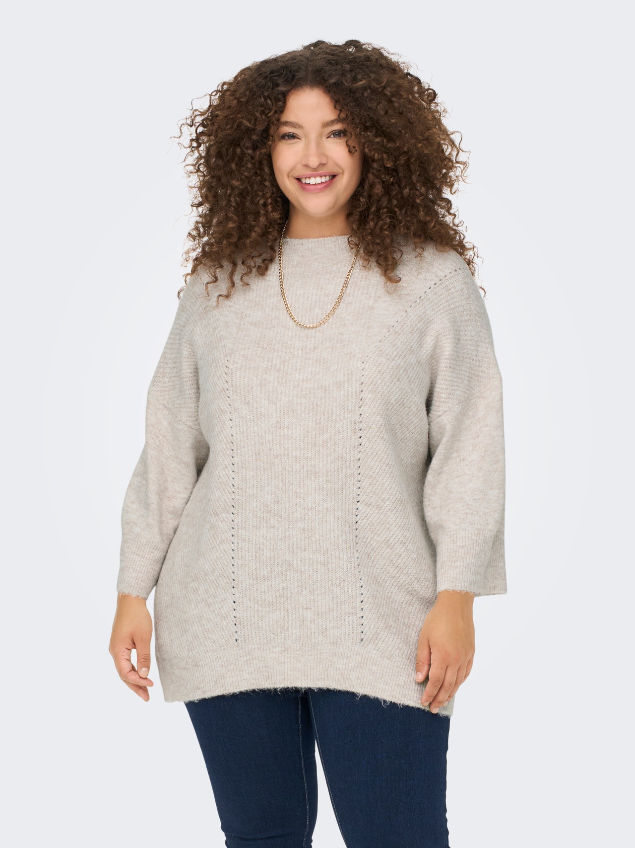 Pull doux Oversize rouge AVA