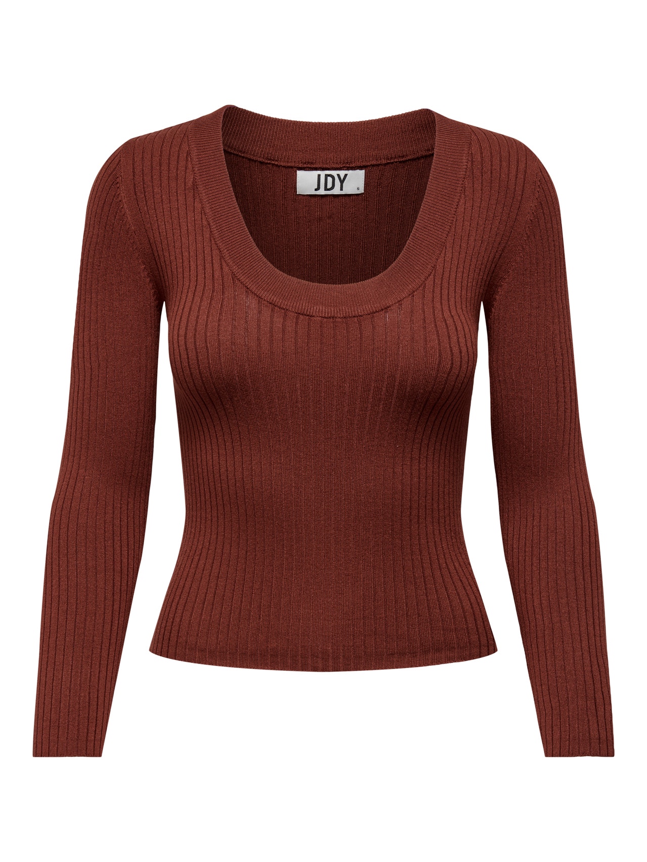 ONLY O-Neck Tall Pullover -Smoked Paprika - 15278867