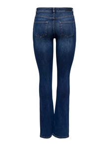 ONLY ONLBlush Mid Waist Flared Jeans -Dark Blue Denim - 15278903