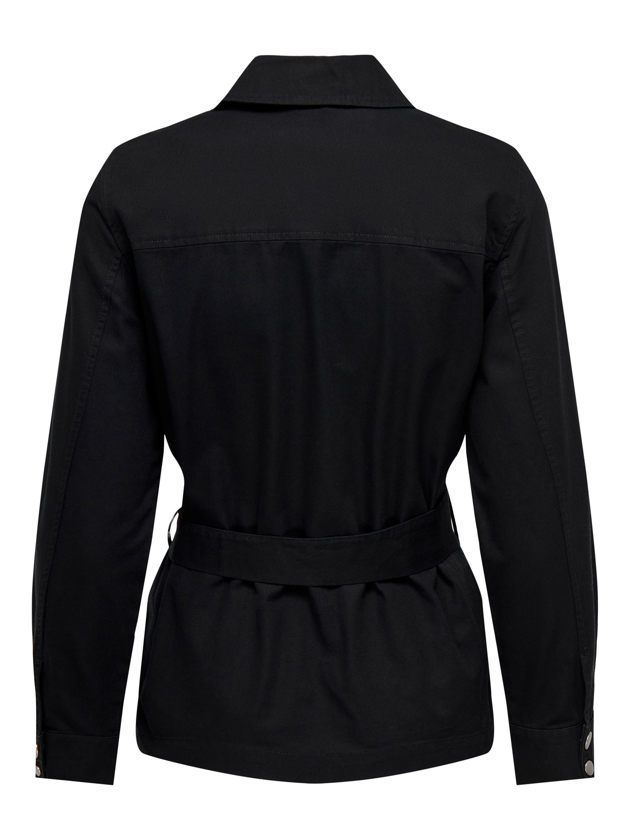 ONLY Belted overshirt -Black - 15278917